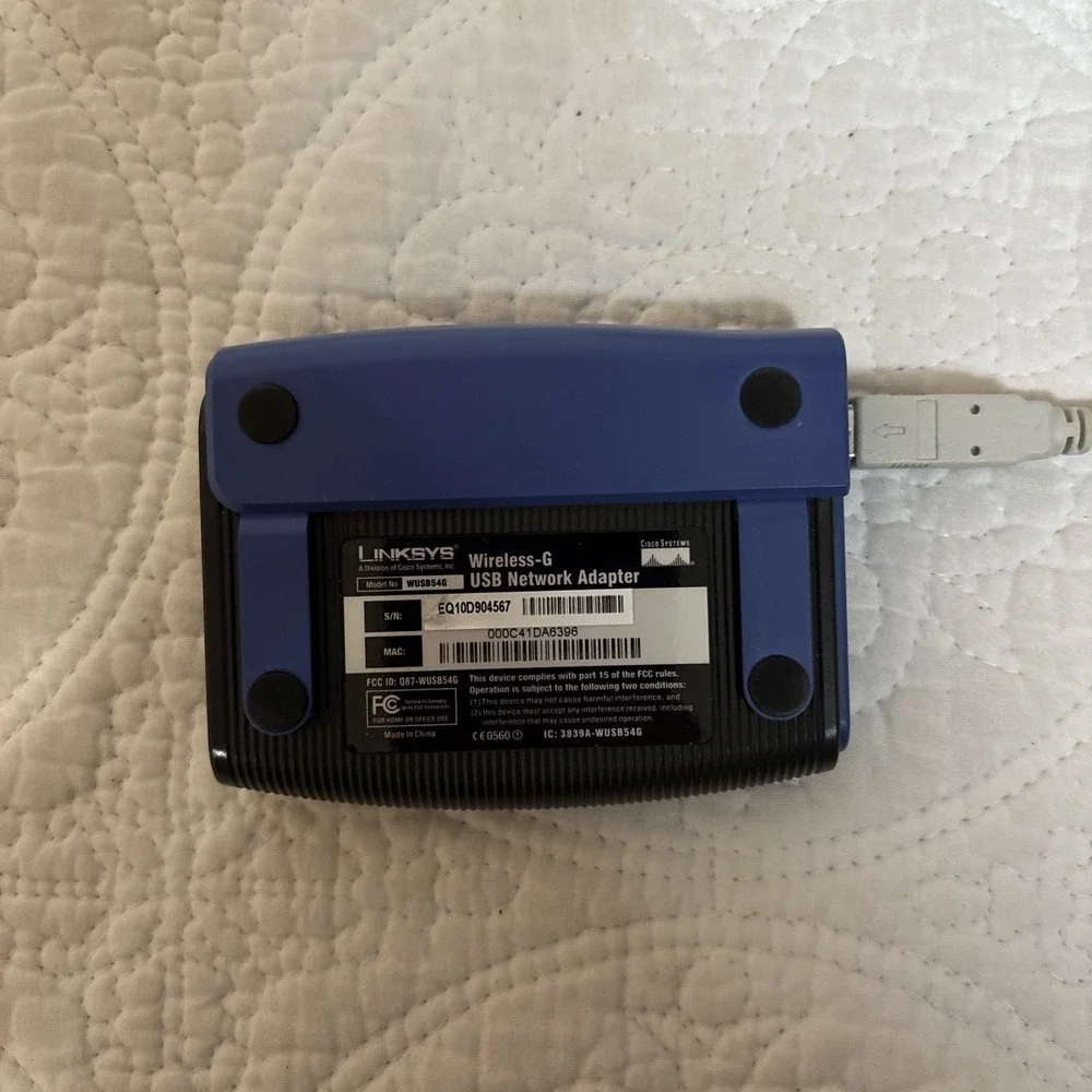 Linksys Wireless – G . USB Network Adapter 2.4 Ghz . Tested And Working. - Picture 6 of 6
